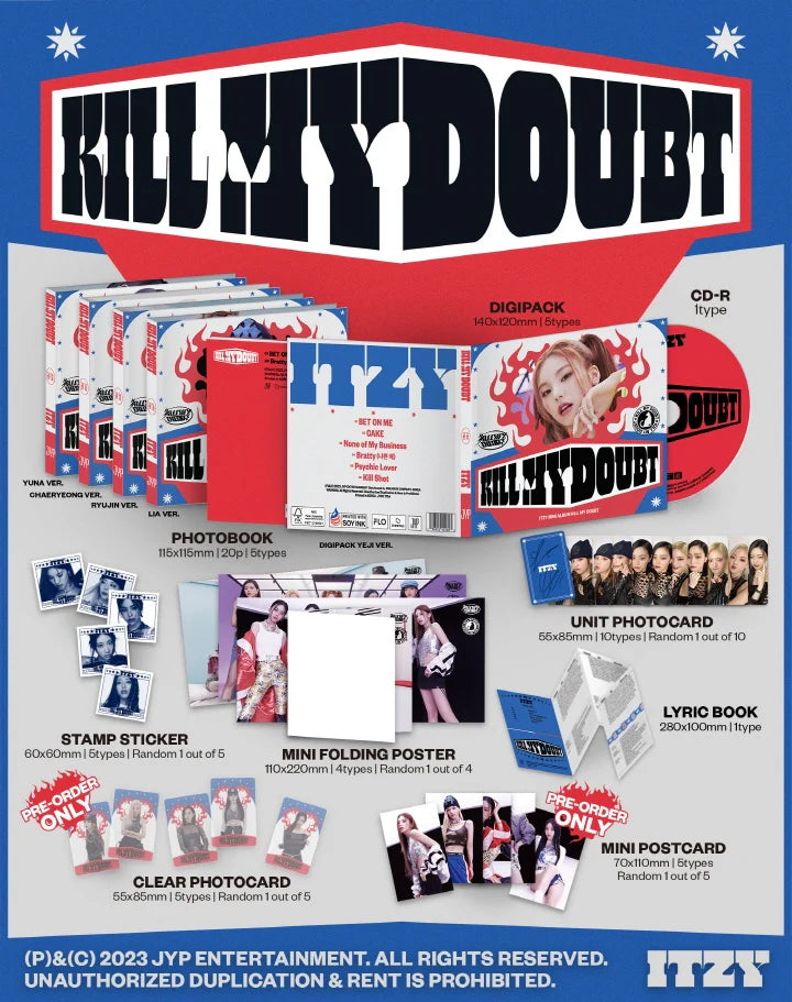 ITZY - KILL MY DOUBT - DIGIPACK