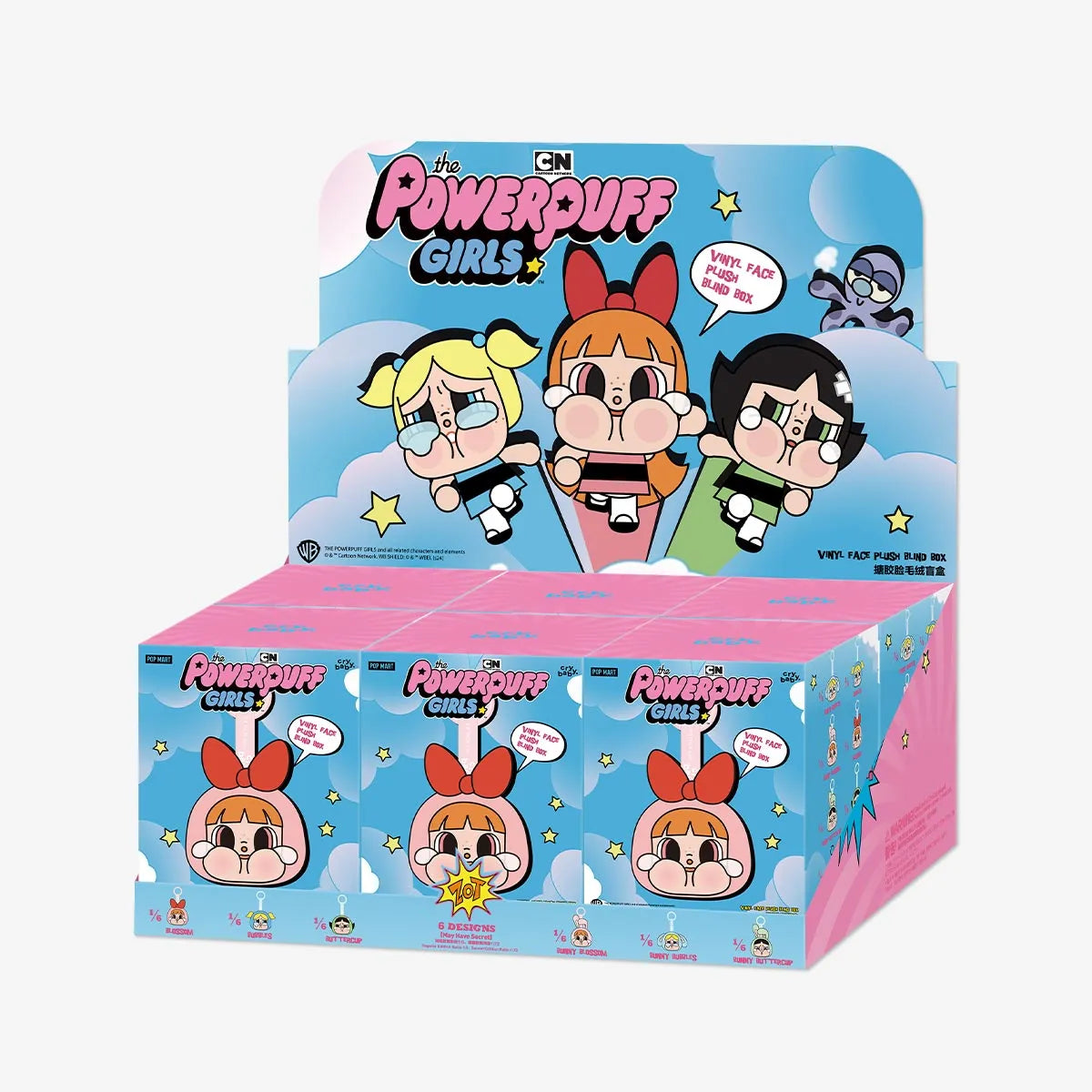 CRYBABY × Powerpuff Girls Series-Vinyl Face Plush Blind Box [RANDOM]