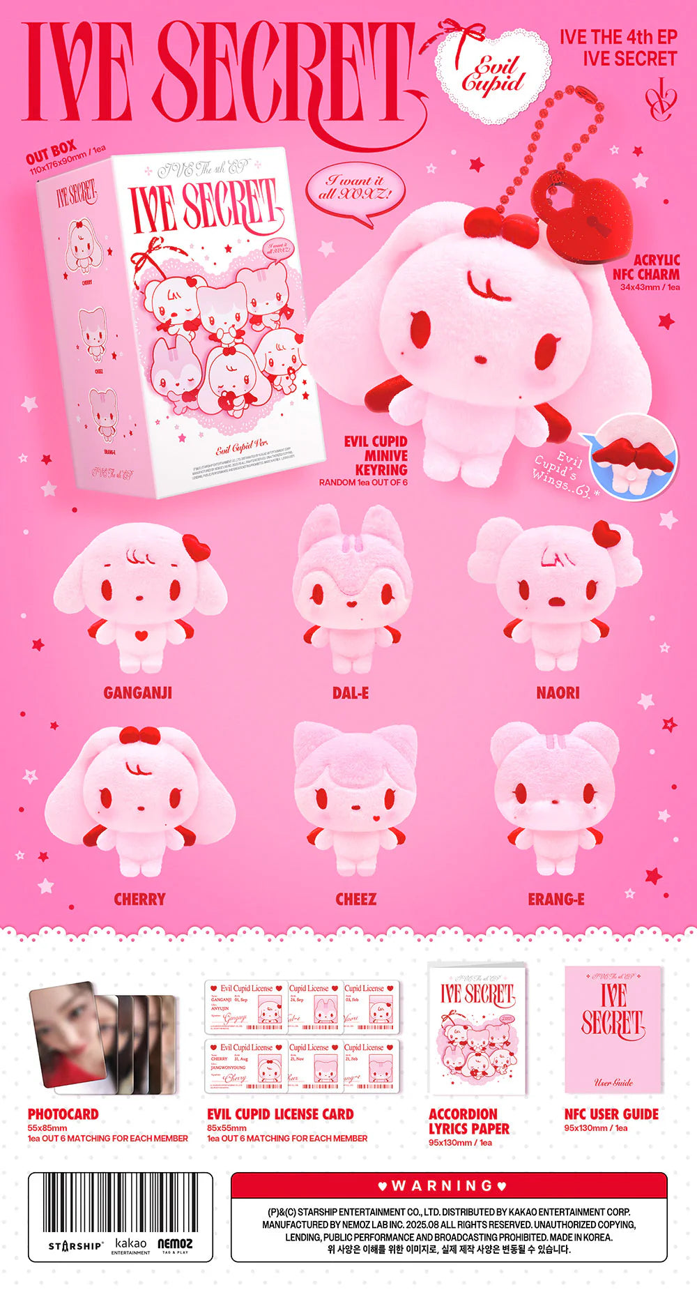 IVE - 4th EP ‘IVE SECRET’ (Evil Cupid/Platform Ver)