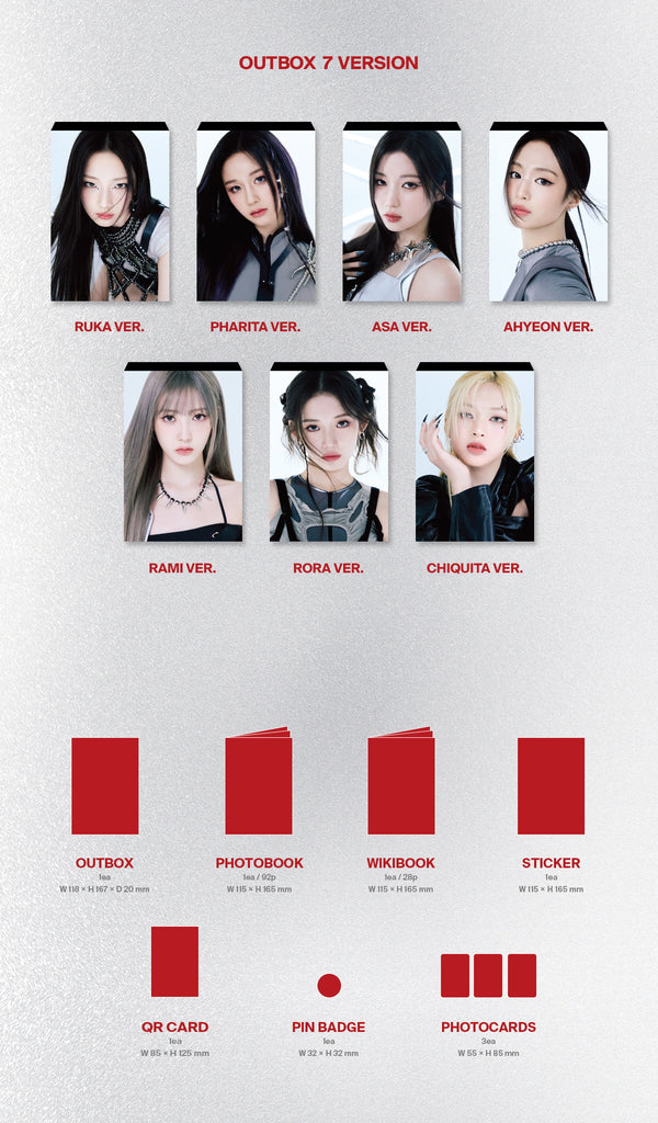 BABYMONSTER 1st MINI ALBUM [BABYMONS7ER] YG TAG ALBUM VER.