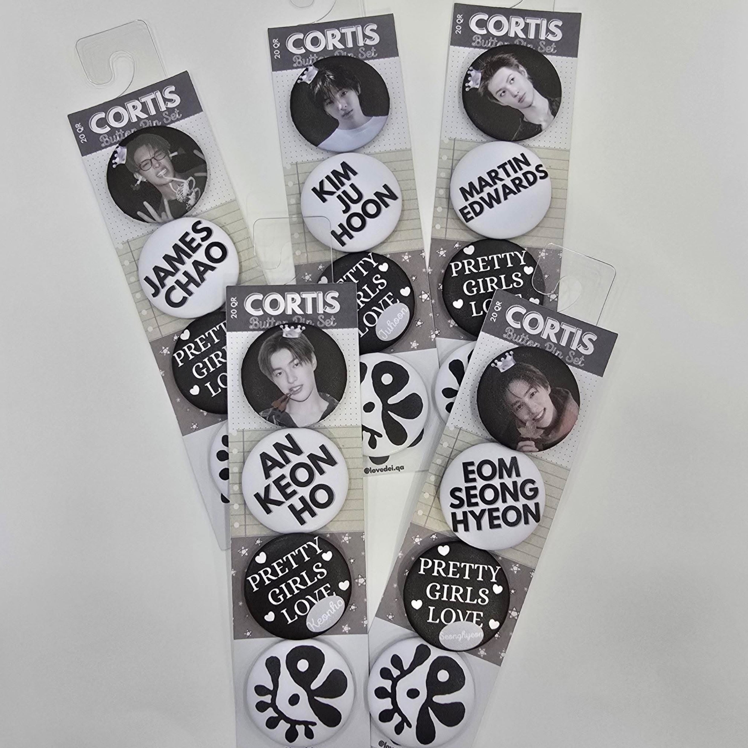 BUTTON PINS - CORTIS