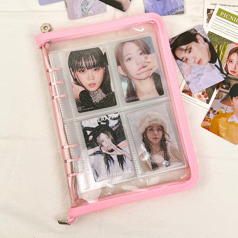 PHOTOCARD BINDER - A5 - 4POCKETS 10 PAGES SLEEVES INCLUDED