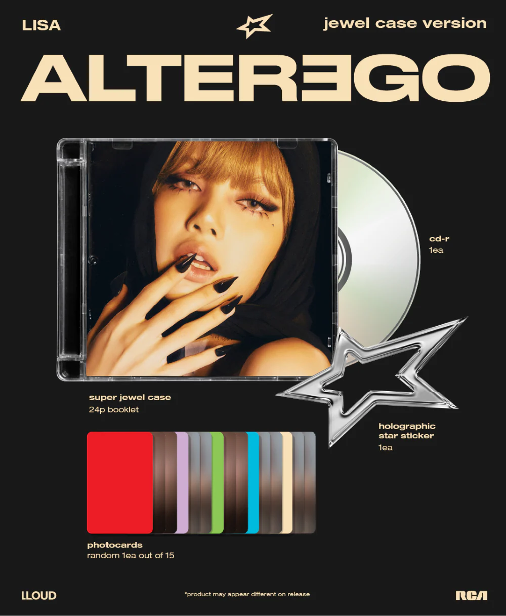 BLACKPINK LISA - ALTER EGO - JEWEL CASE ver.