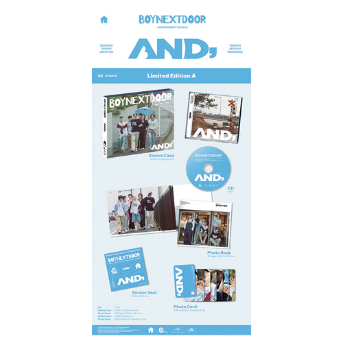 BOYNEXTDOOR – And, (Limited Edition) [1st Japan Single Album]