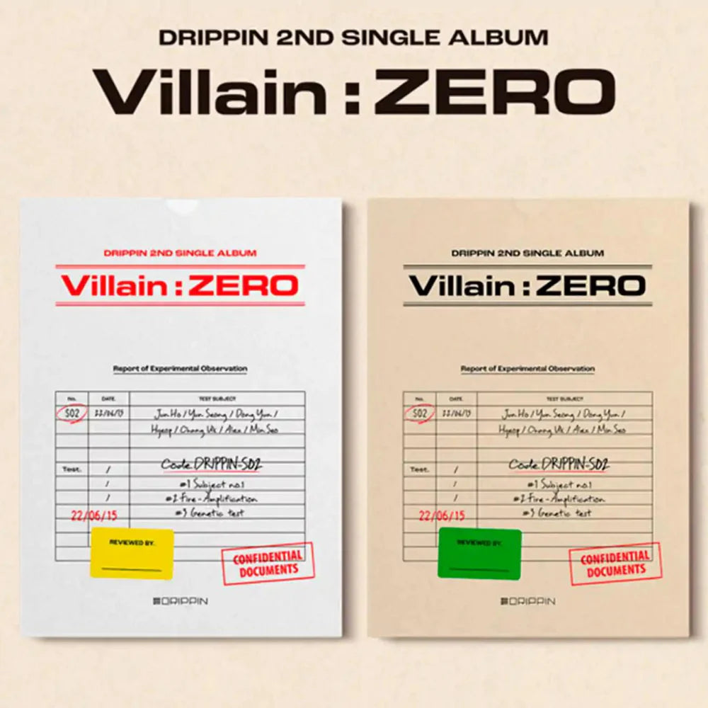 DRIPPIN - 2ND SINGLE ALBUM - VILLAIN: ZERO