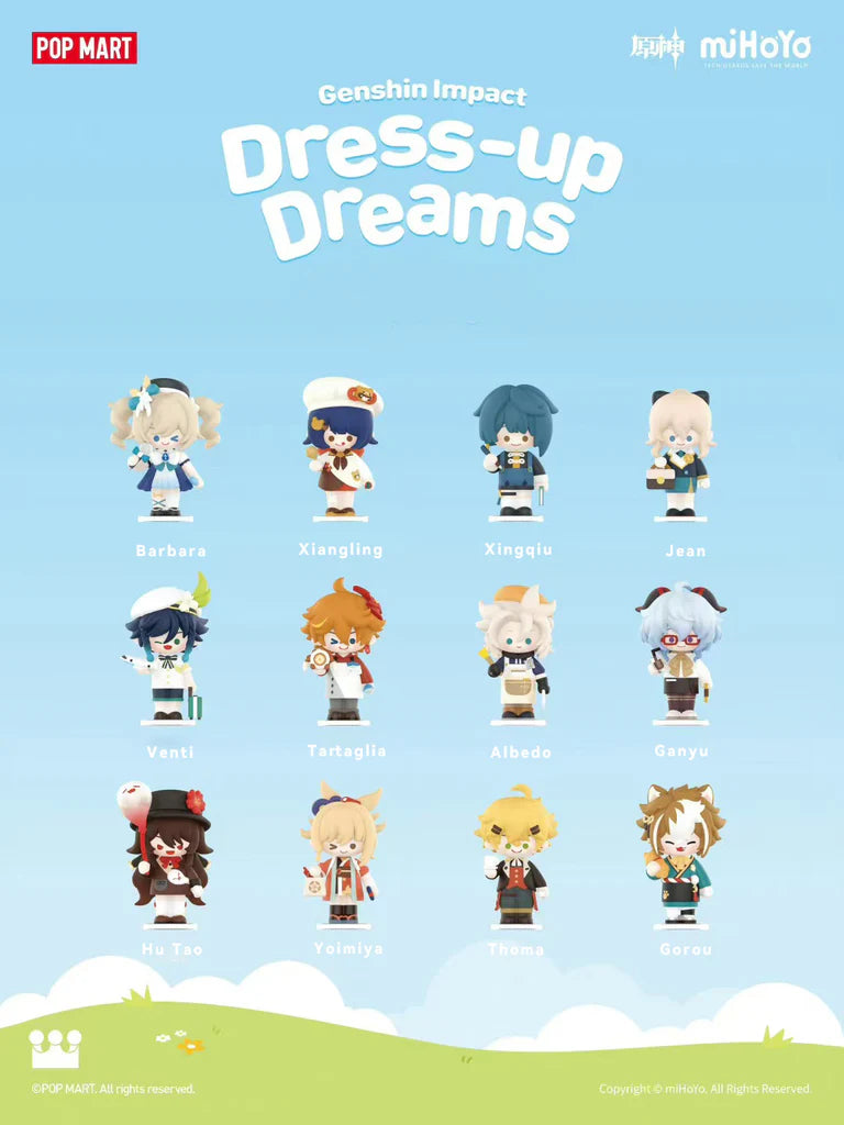 Genshin Impact Dress-Up Dreams Themed Chibi Series Figures [RANDOM]