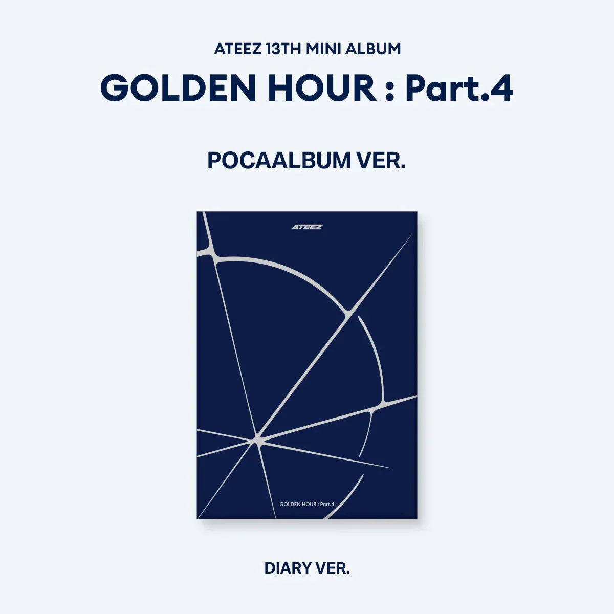 ATEEZ - GOLDEN HOUR : Part 4 - POCAALBUM Ver.