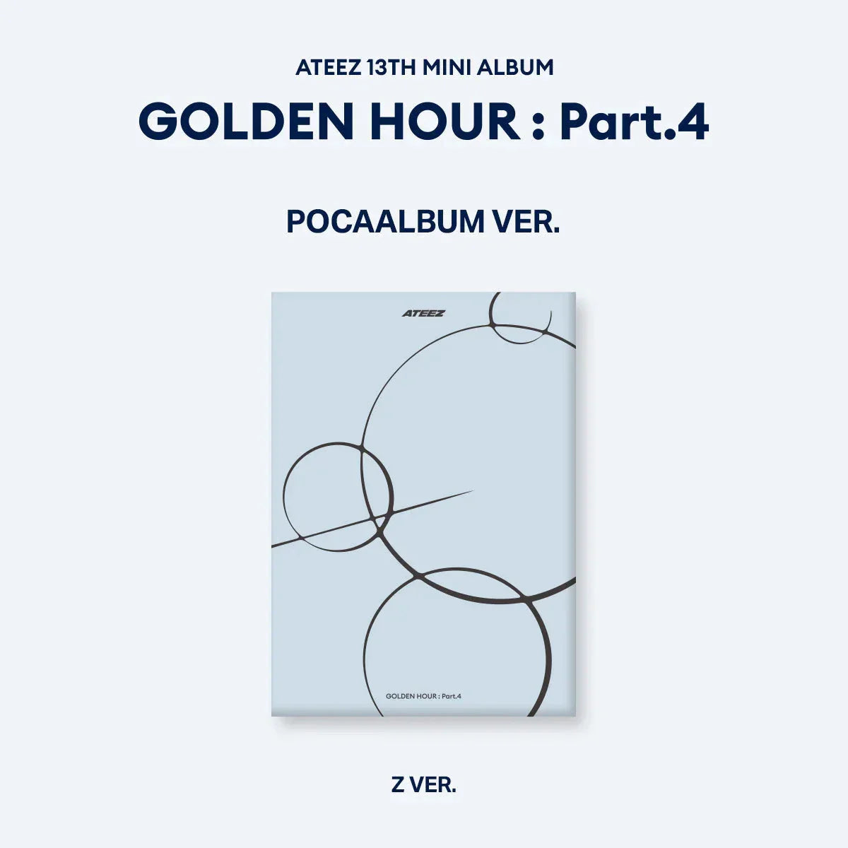 ATEEZ - GOLDEN HOUR : Part 4 - POCAALBUM Ver.