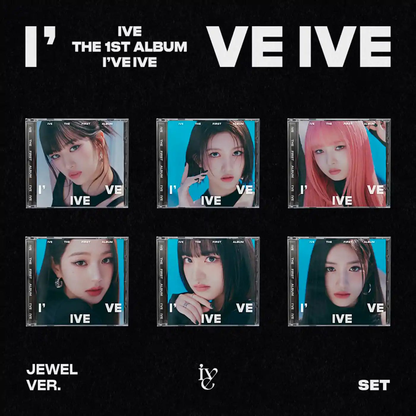 IVE - I'VE - JEWEL CASE Ver. [RANDOM]