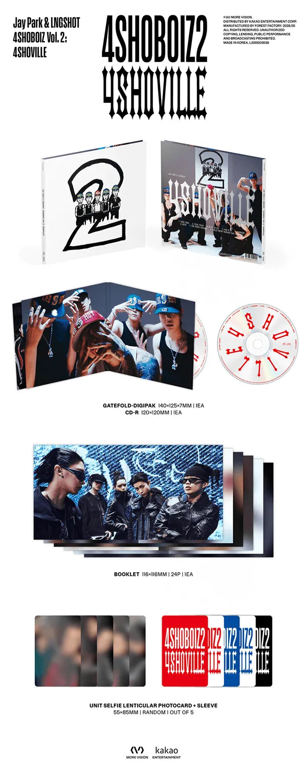 JAY PARK & LNGSHOT ALBUM MIXTAPE 4SHOBOIZ Vol.2: 4SHOVILLE