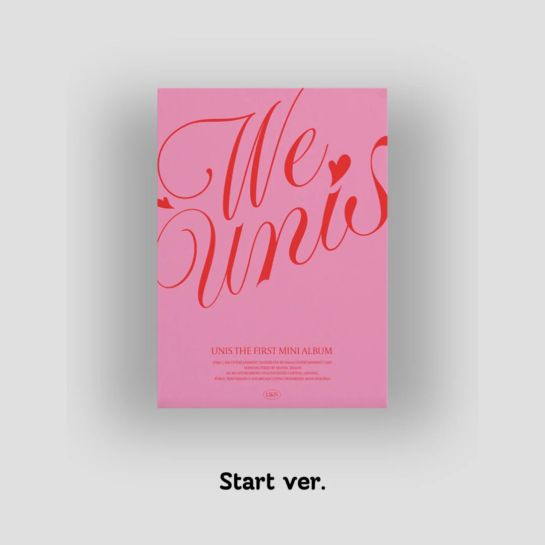UNIS - WE UNIS (THE 1ST MINI ALBUM) PHOTOBOOK VER.