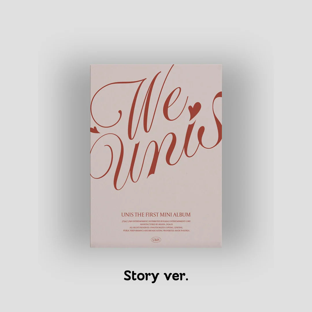 UNIS - WE UNIS (THE 1ST MINI ALBUM) PHOTOBOOK VER.