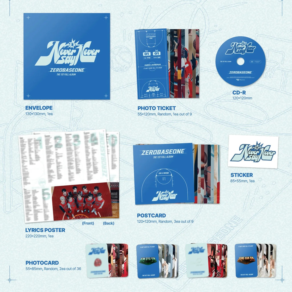 ZEROBASEONE - NEVER SAY NEVER - SLAM DUNK ver.