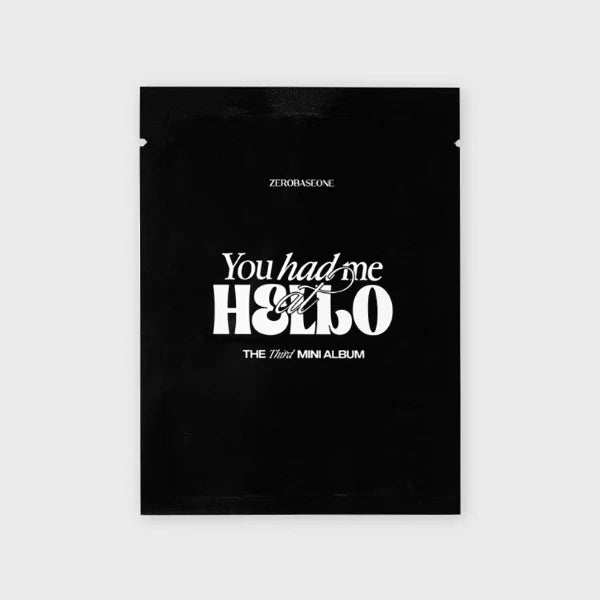 ZEROBASEONE - YOU HAD ME AT HELLO - RANDOM PHOTOCARD SET
