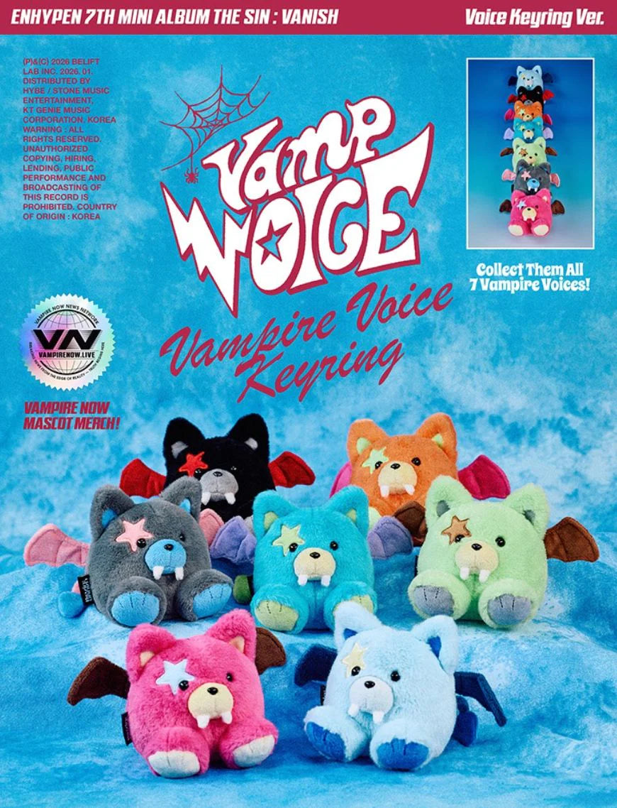ENHYPEN THE SIN: VANISH - Voice Keyring ver.