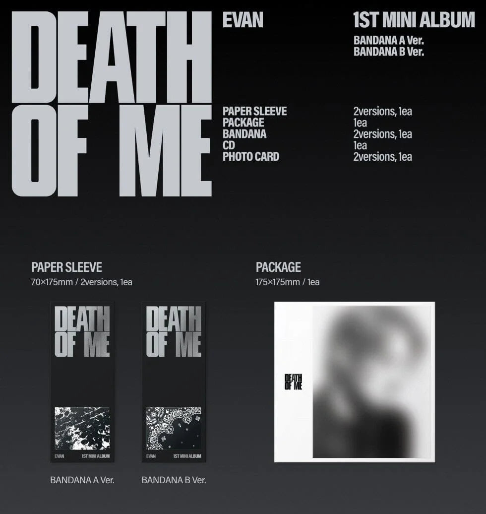 EVAN - DEATH OF ME - BANDANA VERSION